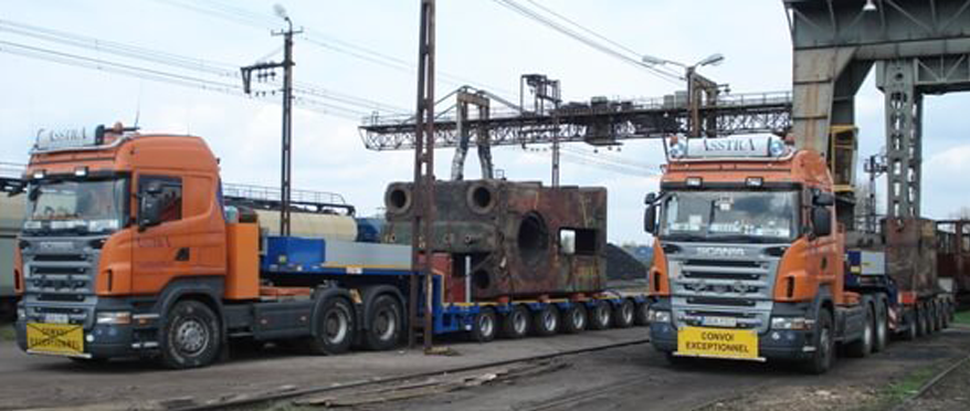 Trasporto delle materozze dalla Repubblica Ceca in Russia